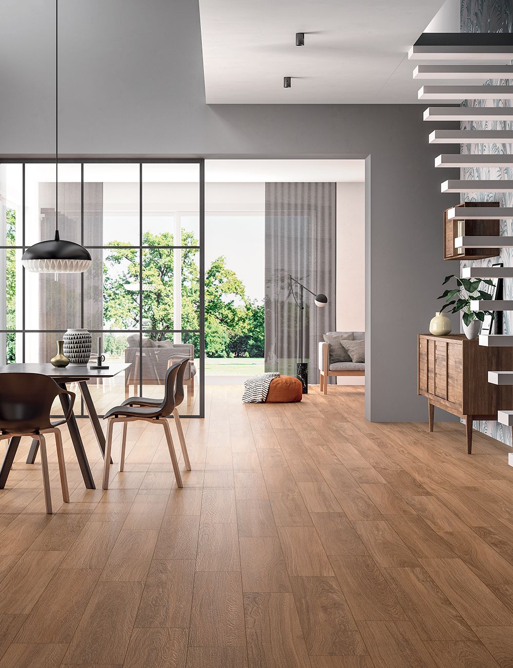 SPC effetto legno - Simply Cognac 5/0,50x183x1220mm - 2,68 mq/scatola